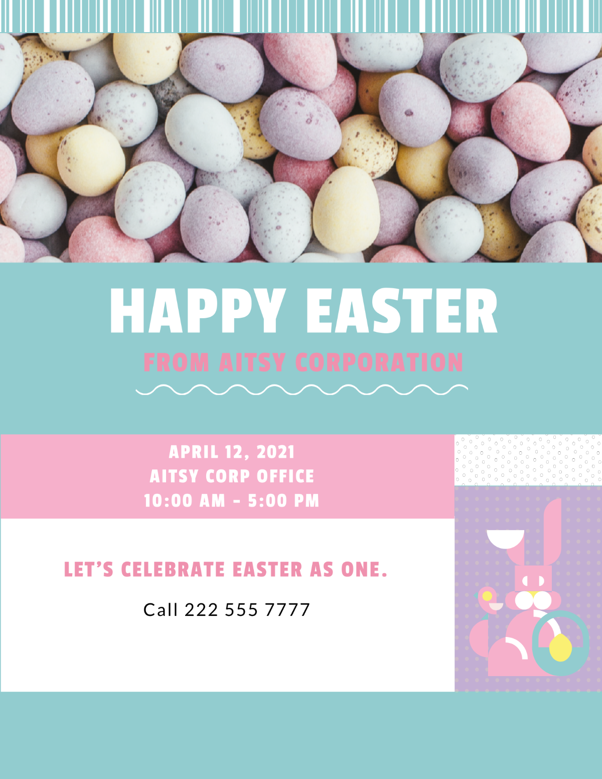 Easter Flyer Template - Edit Online & Download