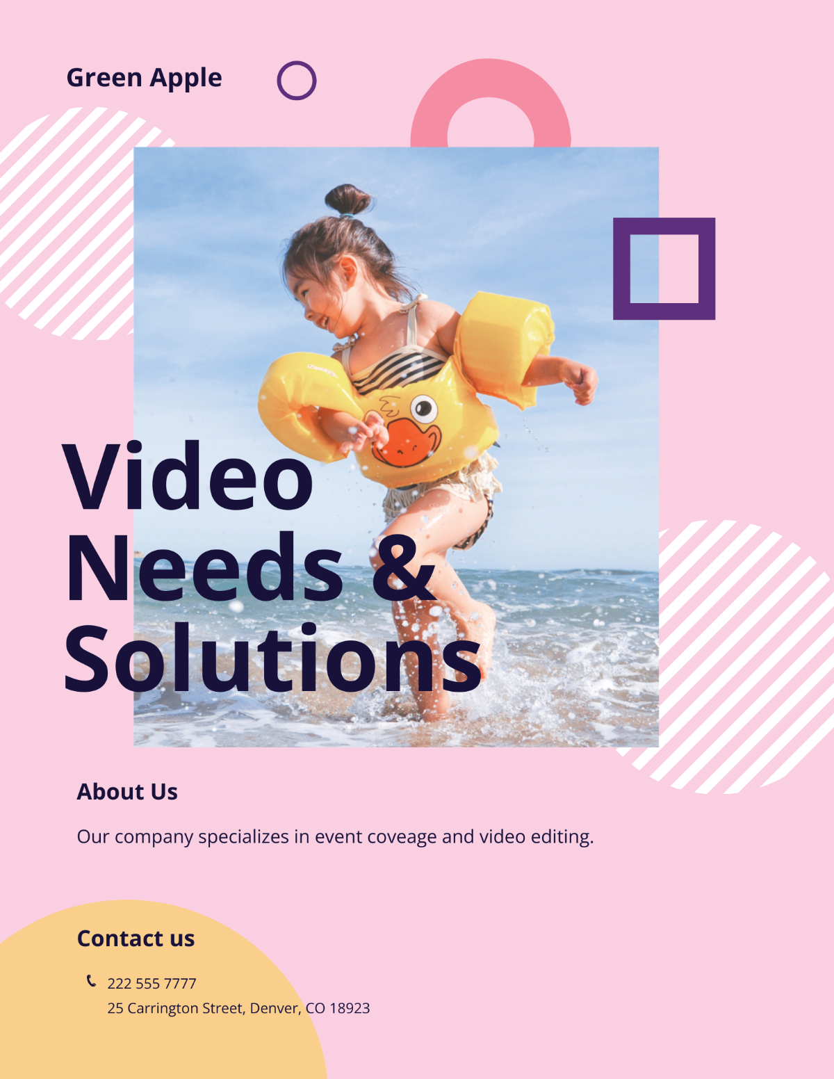 Video Flyer Template - Edit Online & Download