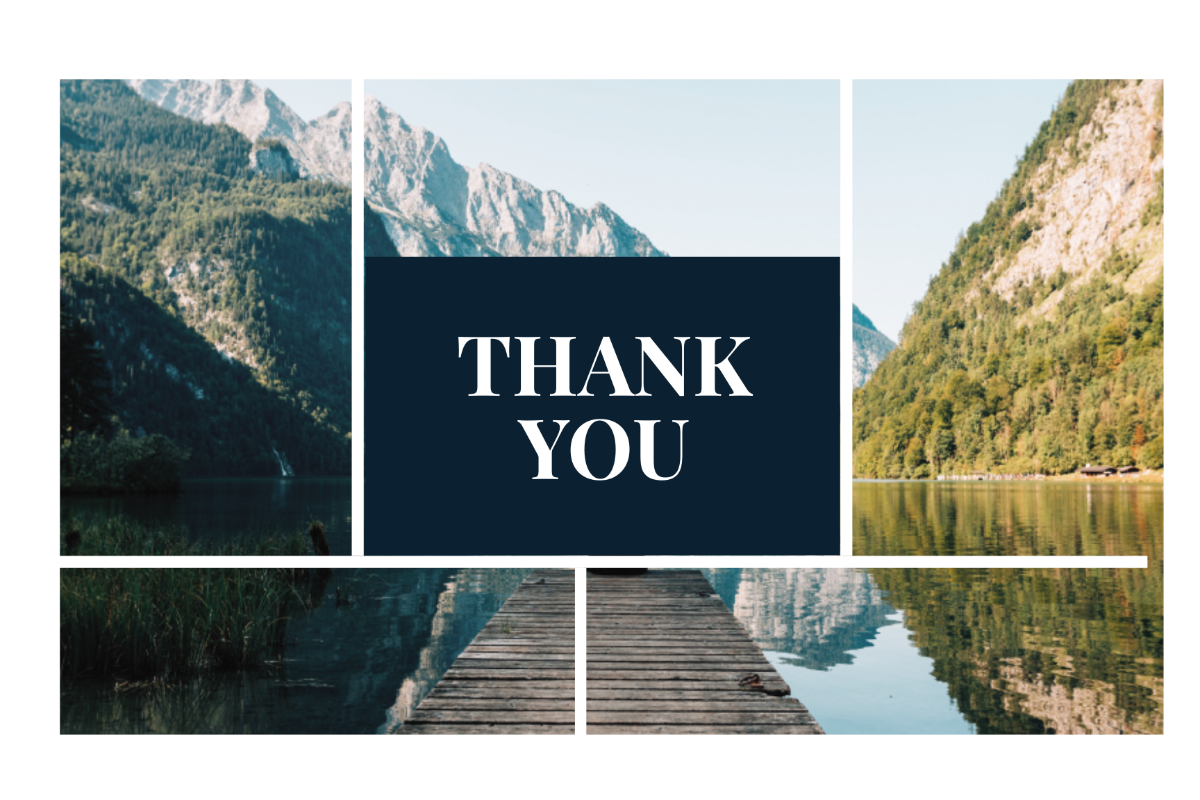 Travel Agency Thank You Card