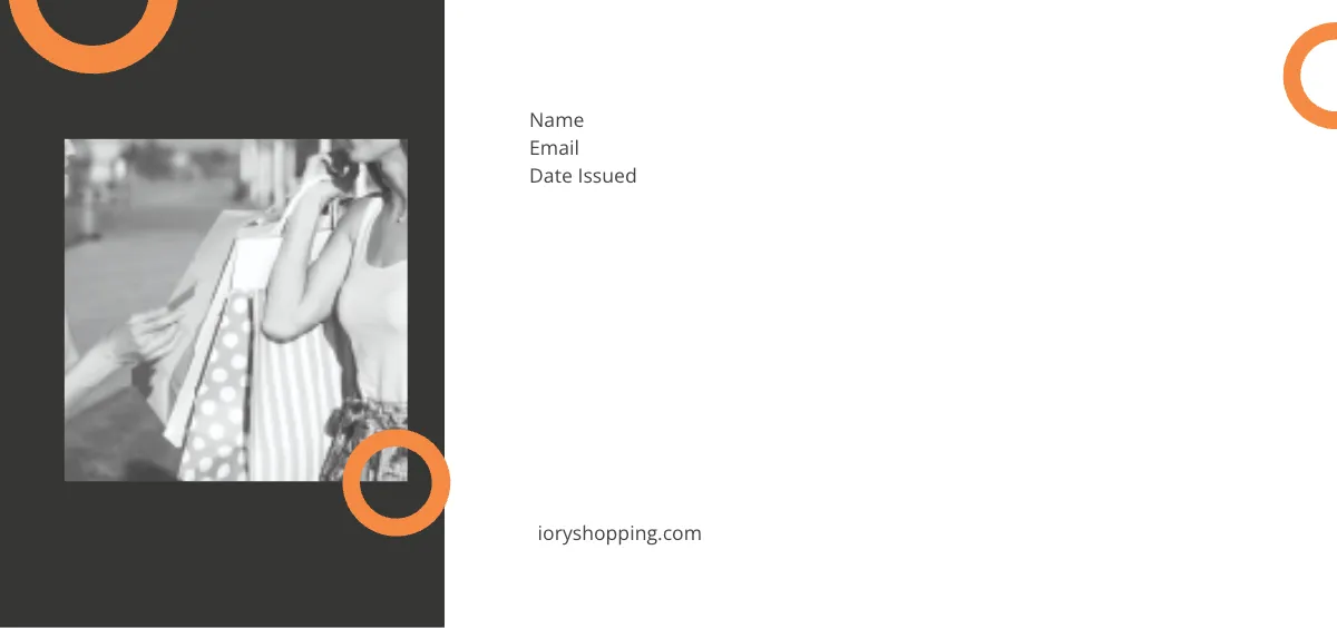 Free Editable Shopping Voucher Template to Edit Online