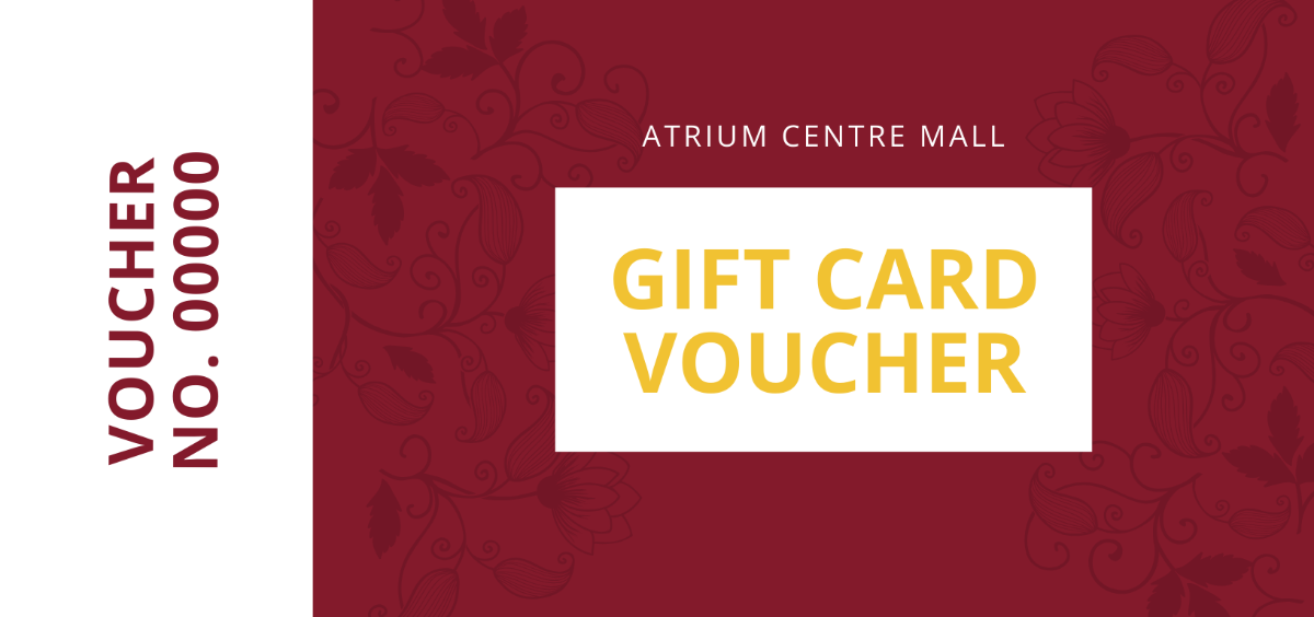 Gift Card Promotion Voucher