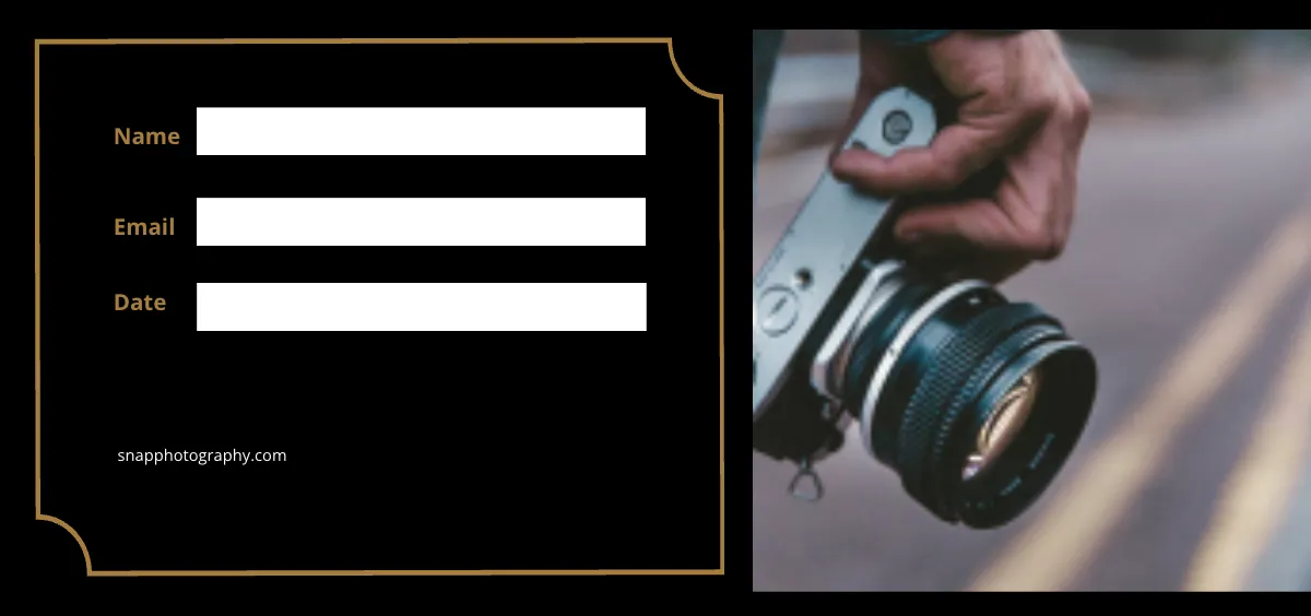 Free Wedding Photography Voucher Template to Edit Online