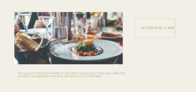 Free Restaurant Gift Voucher Template to Edit Online