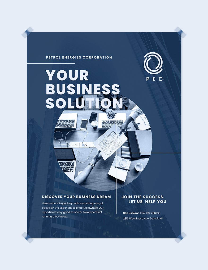 Professional Business Poster Template