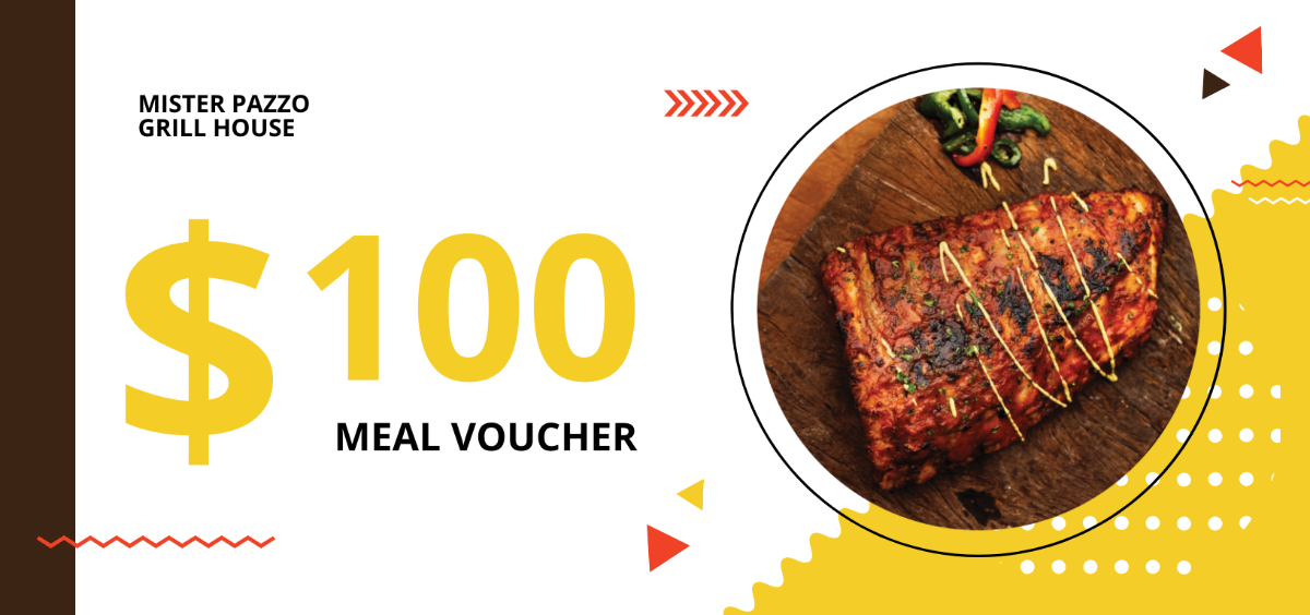 Sample Food Voucher