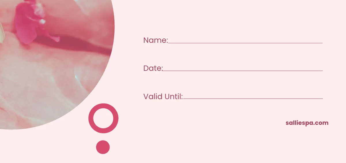 Free Beauty & Spa Gift Voucher Template to Edit Online