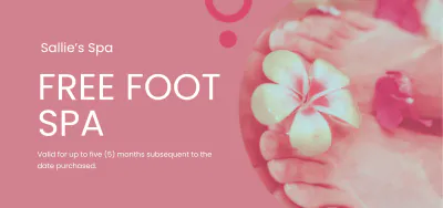 Free Beauty & Spa Gift Voucher Template to Edit Online