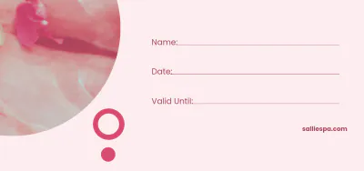Free Beauty & Spa Gift Voucher Template to Edit Online