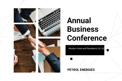 Free Annual Business Event Postcard Template to Edit Online