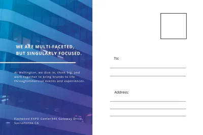 Free Corporate Event Postcard Template to Edit Online