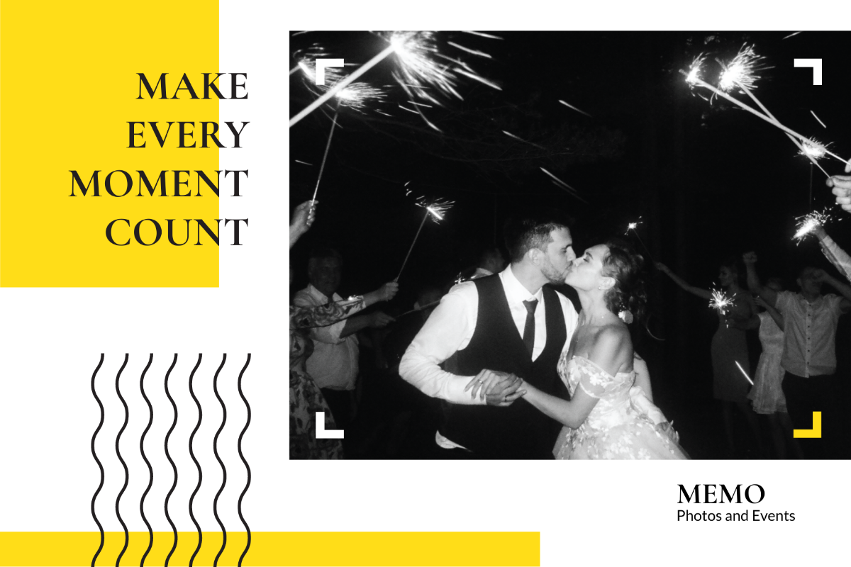 Event Photography Postcard Template