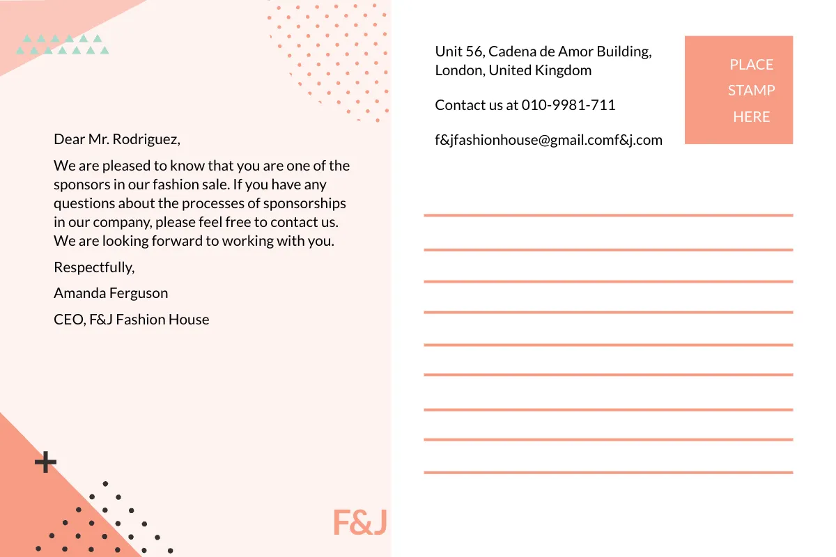 Free Fashion Sale Postcard Template to Edit Online