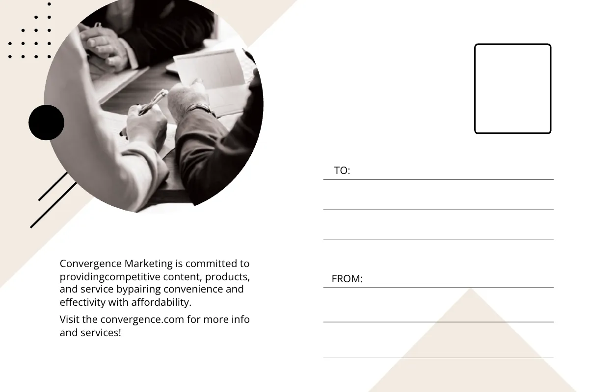 Free Marketing Agency Postcard Template to Edit Online