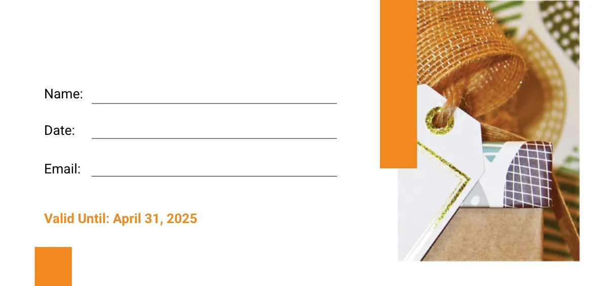 Free Birthday Shopping Voucher Template to Edit Online