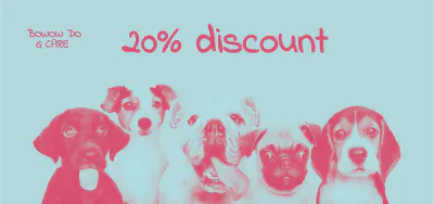Free Dog Sitting Love Voucher Template to Edit Online