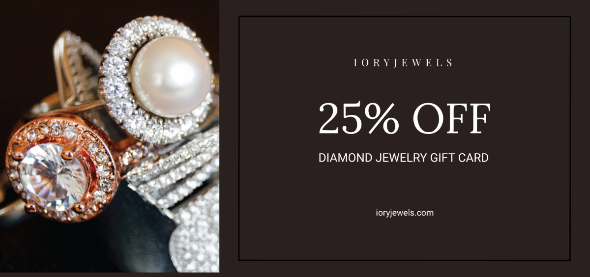 Jewelry Shopping Voucher Template