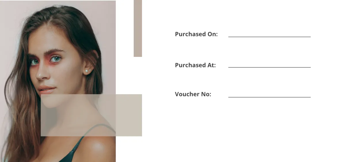 Free Makeover Photography Voucher Template to Edit Online