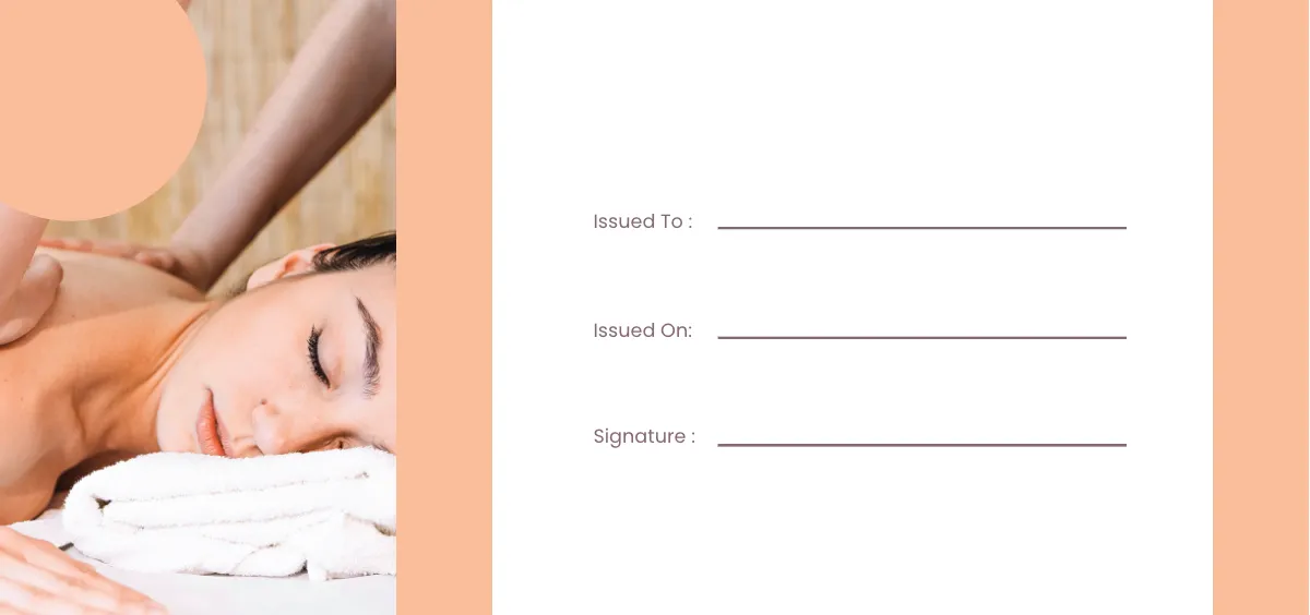 Free Mothers Day Spa Voucher Template to Edit Online