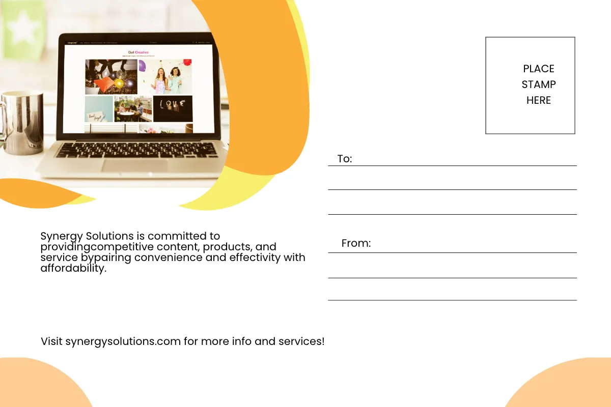 Free Social Media Marketing Postcard Template to Edit Online