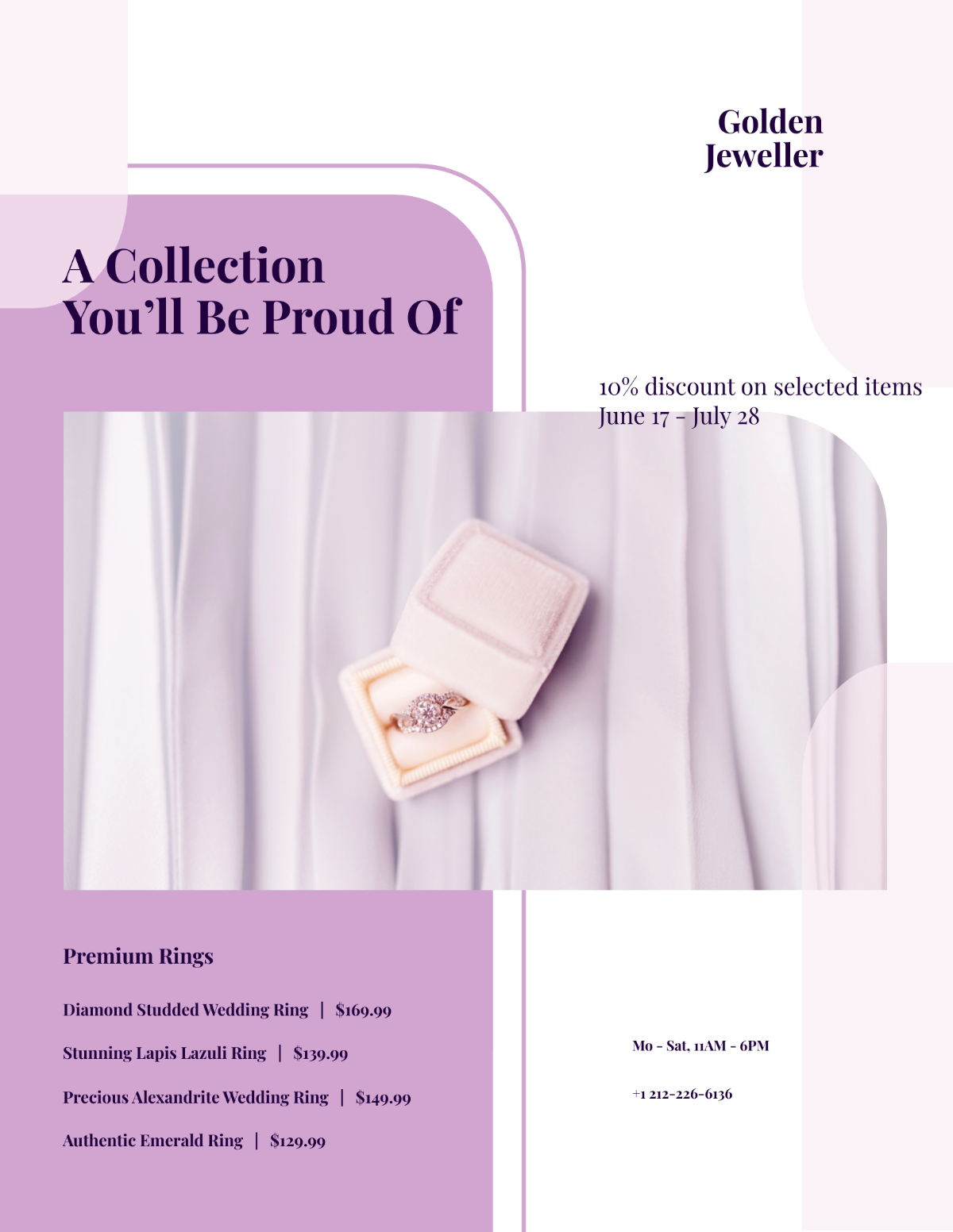 Jewelry Promotion Flyer Template