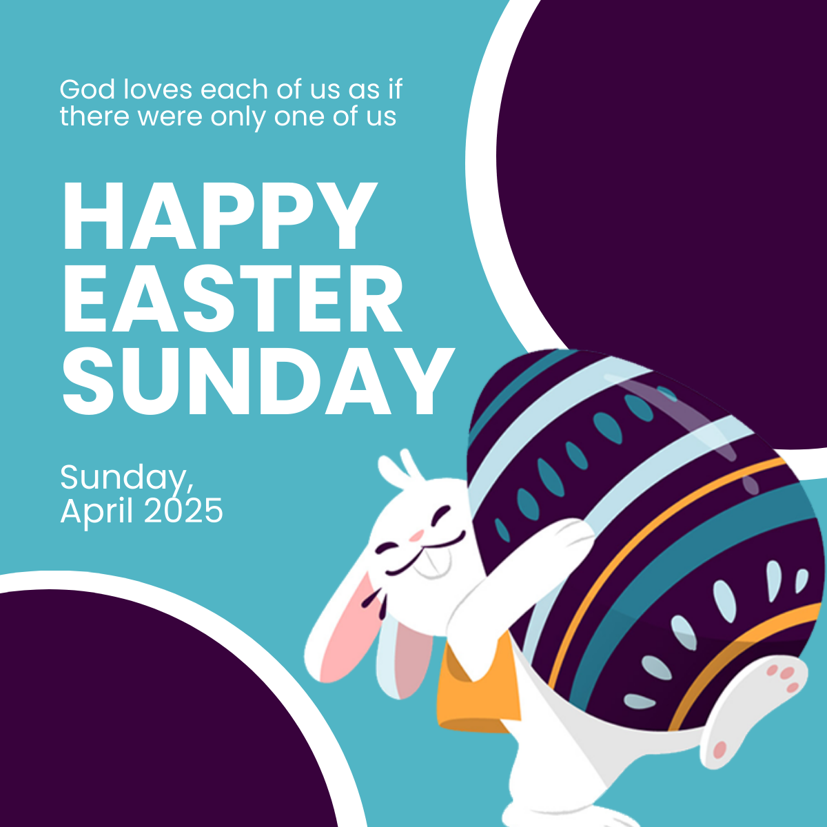 Linkedin Easter Sunday Template - Edit Online & Download