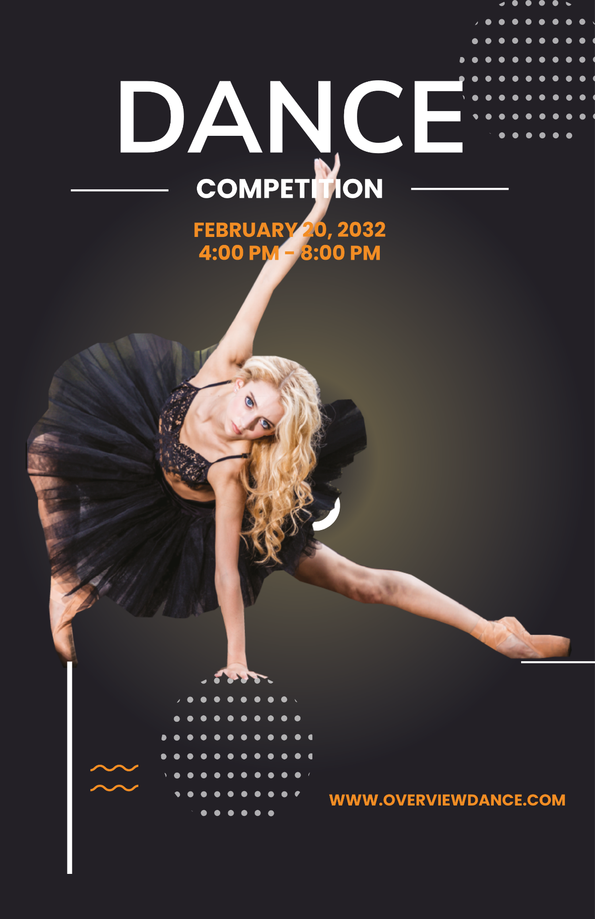 Dance Contest Poster Template