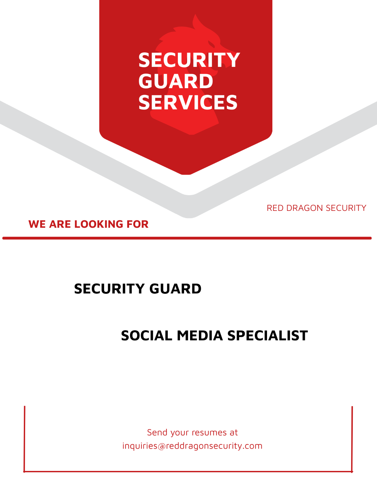 Security Guard Services Flyer