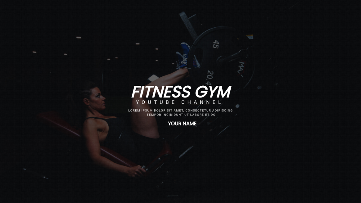 Gym YouTube Cover Template