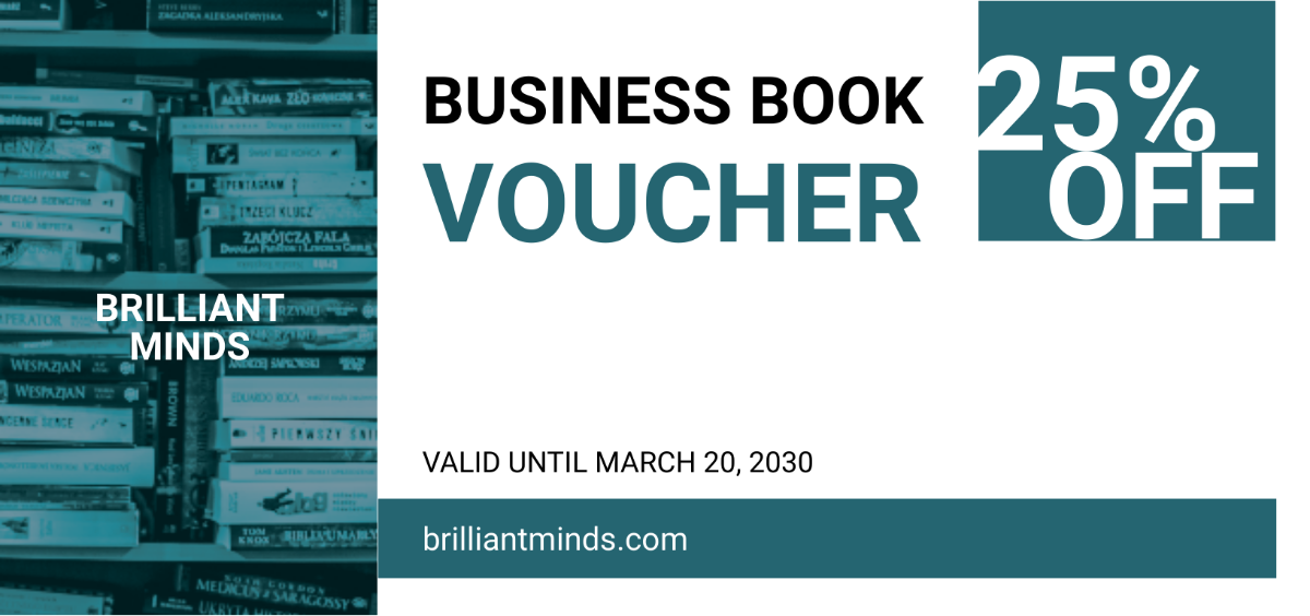Business Book Voucher