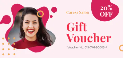 Free Editable Salon voucher template to Edit Online