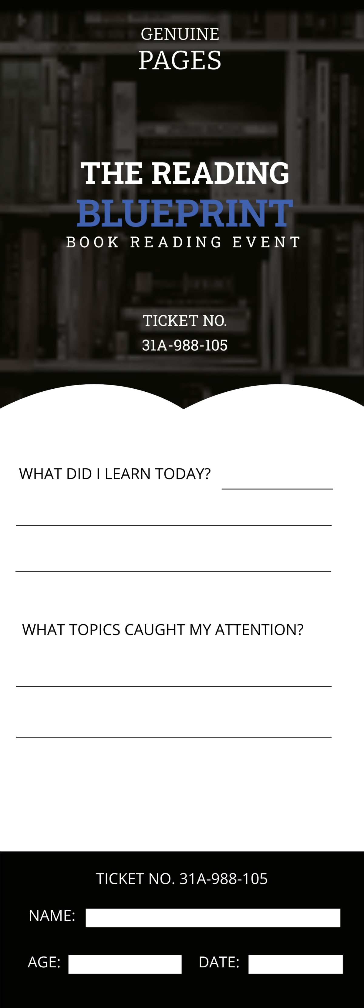 Reading Media Exit Ticket Template