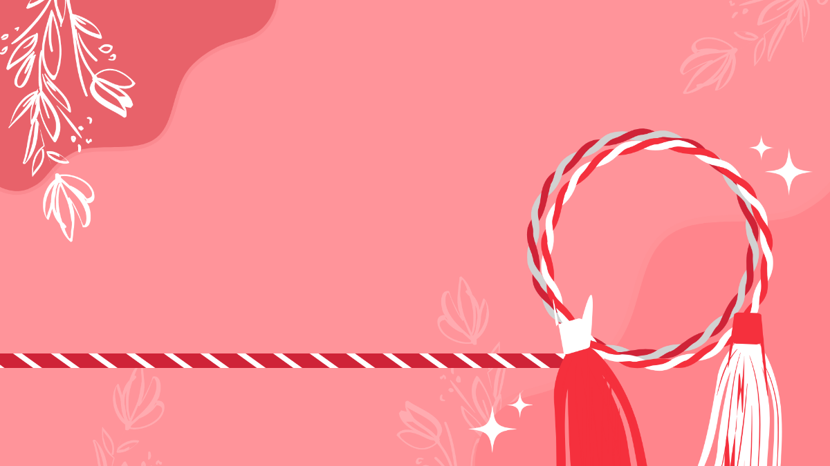 Free Baba Marta Banner Background Template