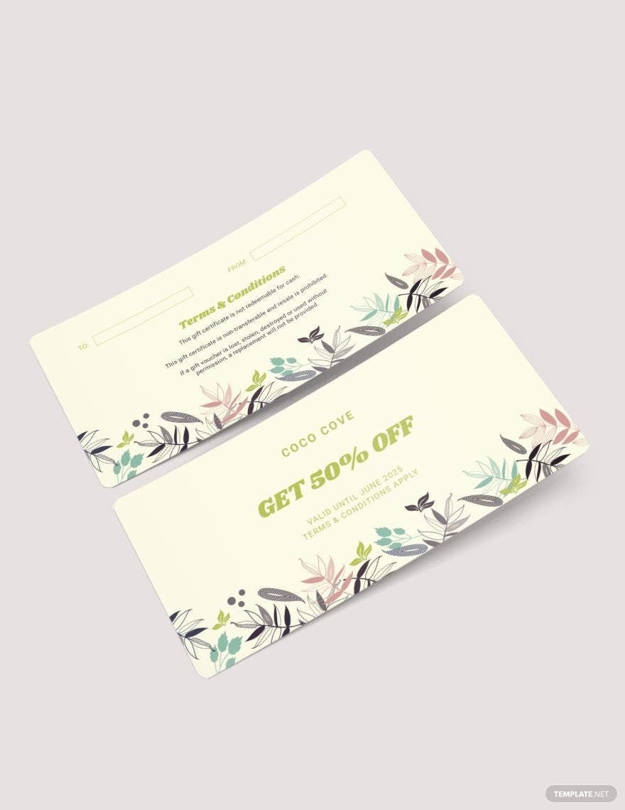 Free Printable Gift Voucher Template