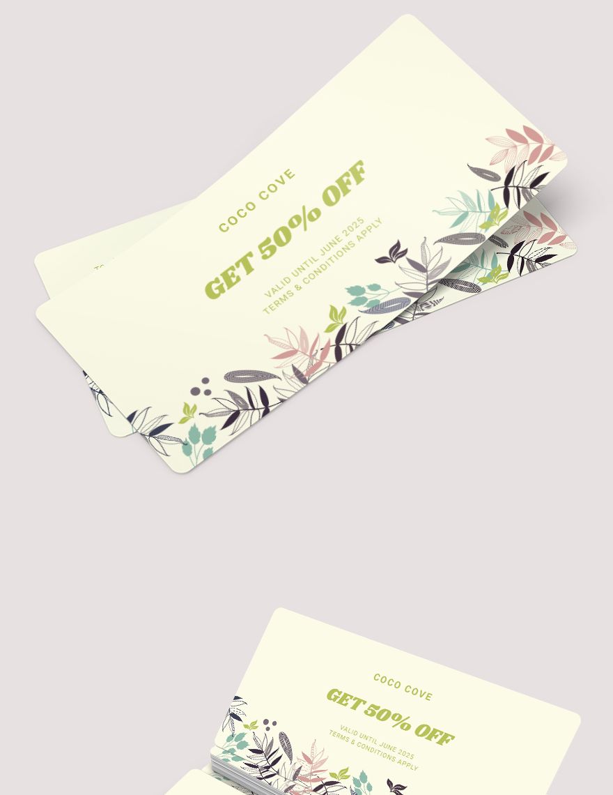 Printable Gift Voucher Template