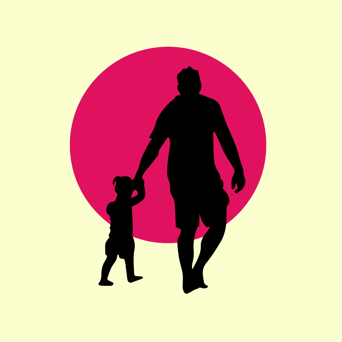 Happy Father's Day Clipart Template