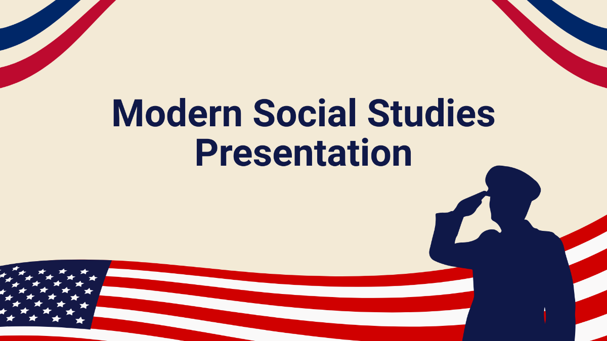 Modern Social Studies Presentation Template