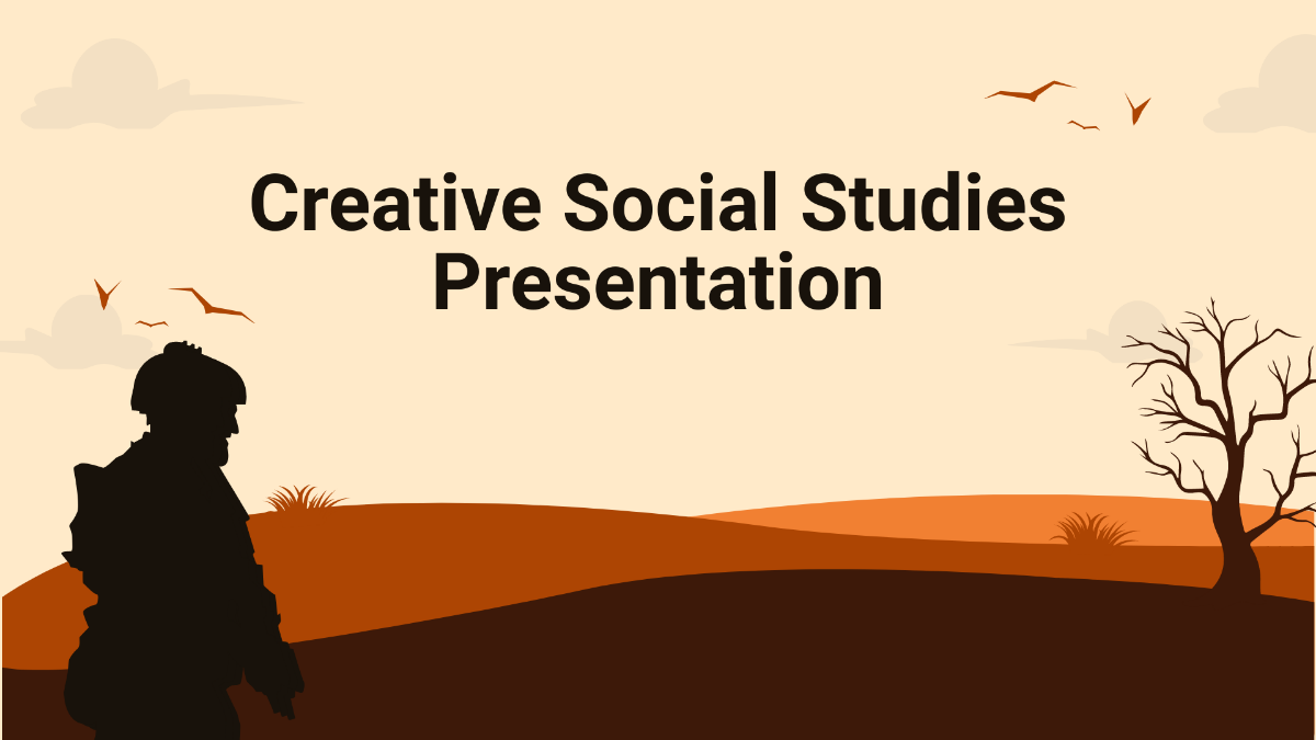Free Creative Social Studies Presentation Template