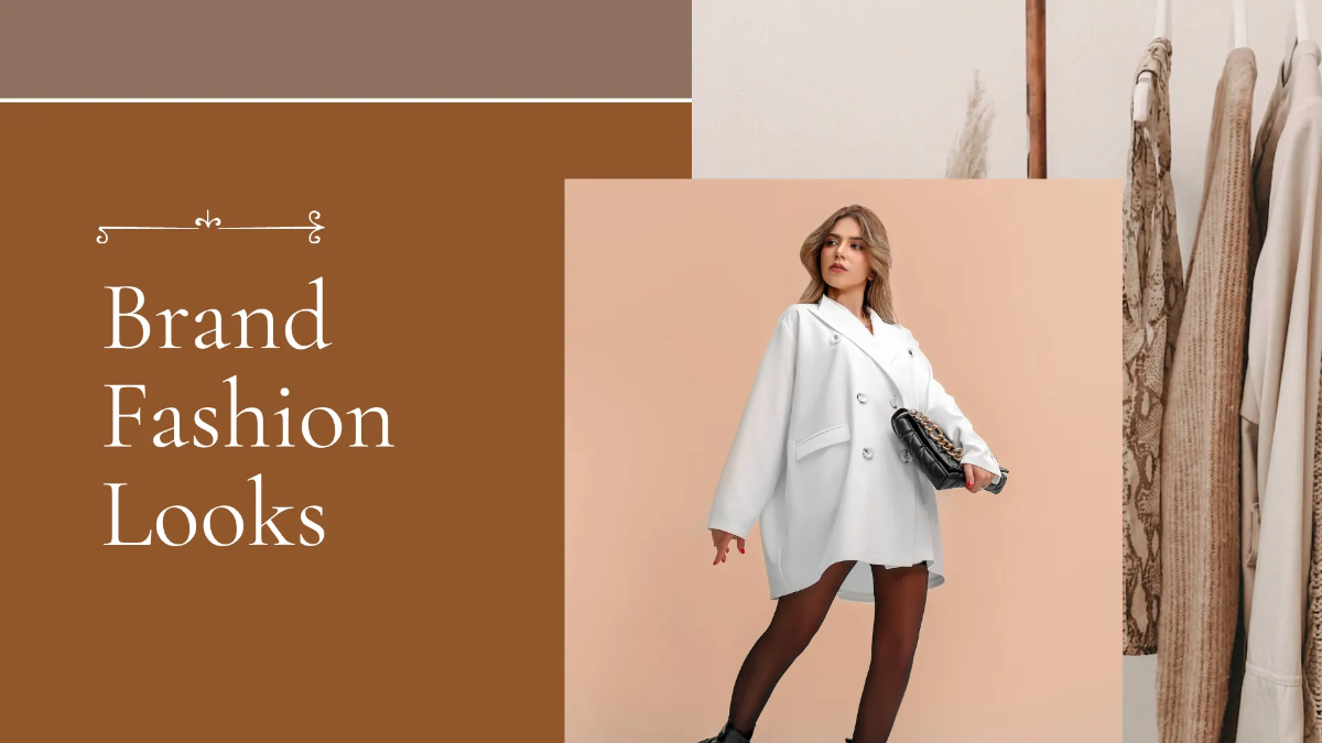 Free Vintage Fashion Brand Presentation Template to Edit Online