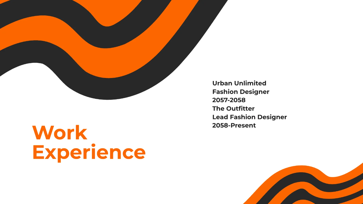 Free Urban Fashion Designer Cv Presentation Template to Edit Online