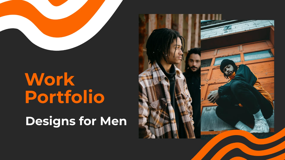 Free Urban Fashion Designer Cv Presentation Template to Edit Online