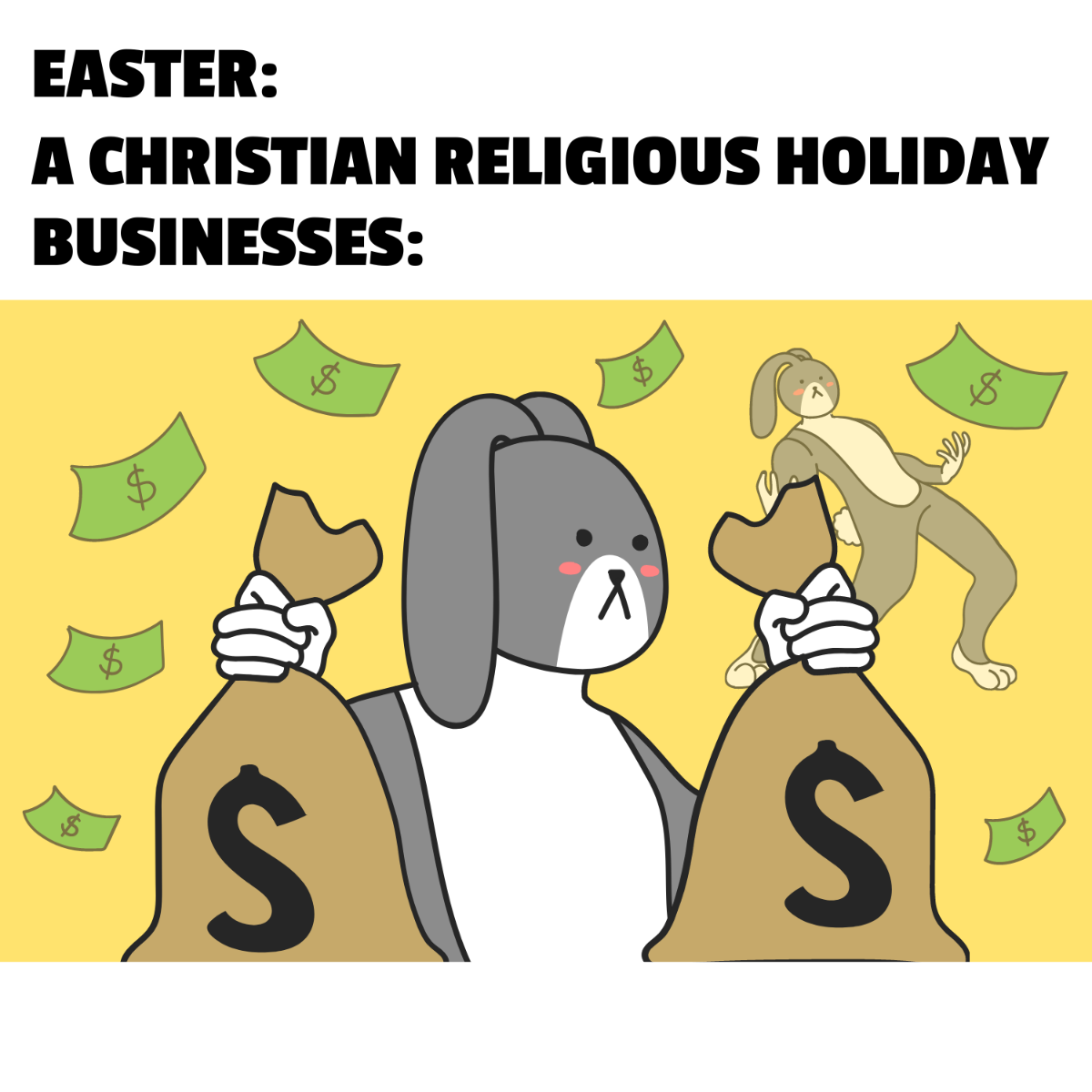 Free Christian Easter Meme Template