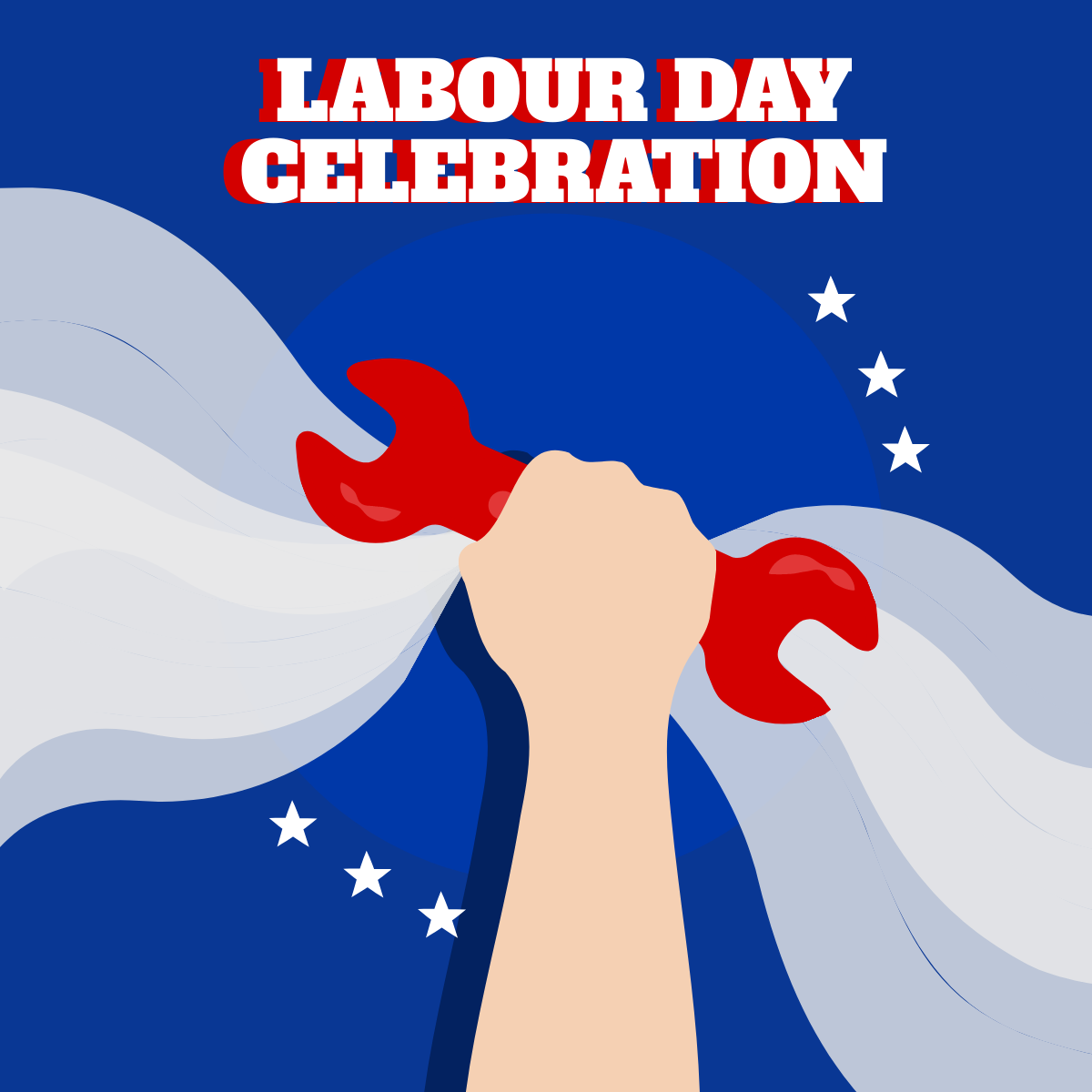Labour Day Celebration Vector Template