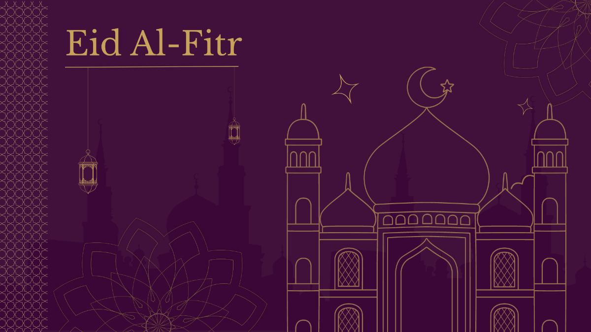 Free Eid al-Fitr Banner Background Template