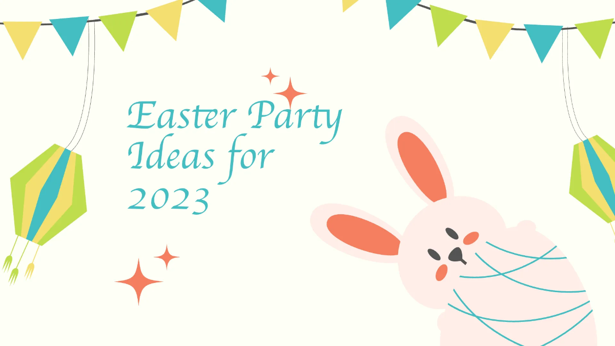Free Cool Easter Presentation Template to Edit Online