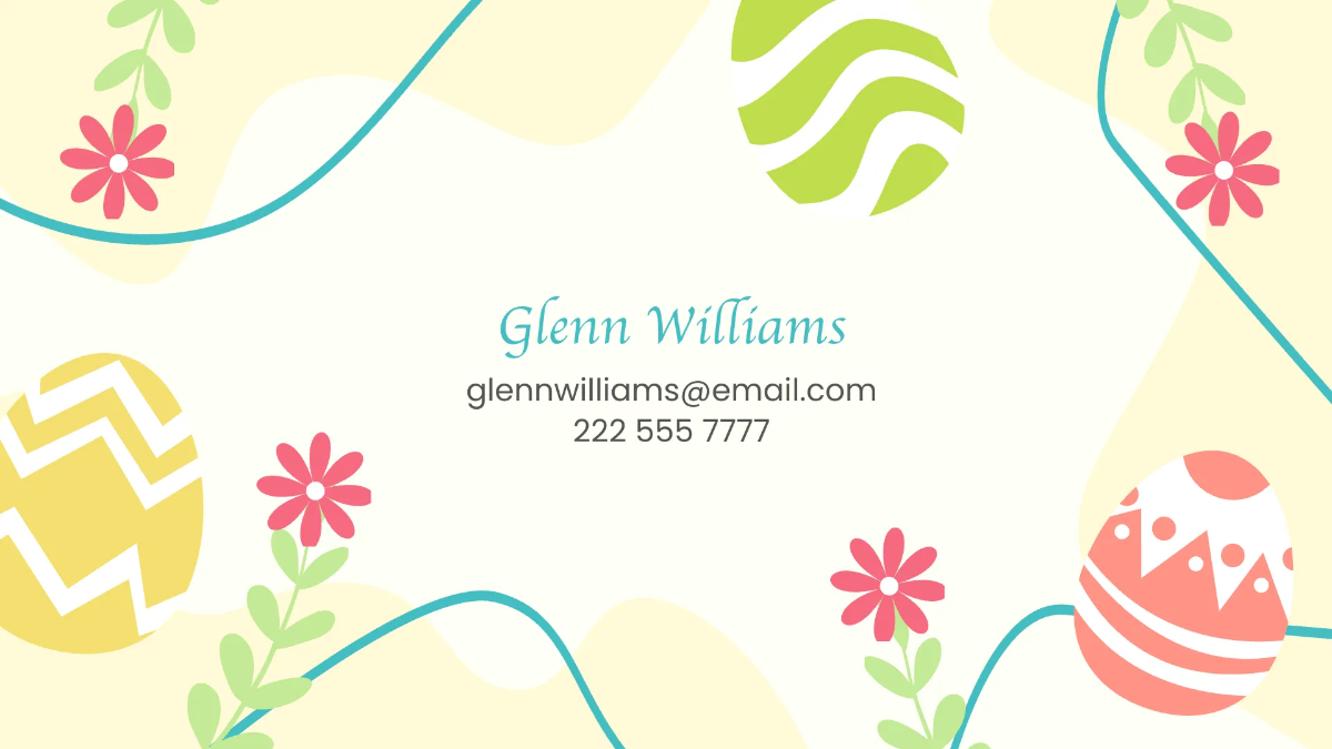 Free Cool Easter Presentation Template to Edit Online