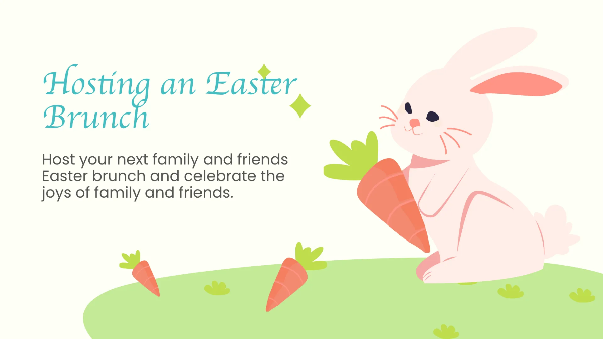 Free Cool Easter Presentation Template to Edit Online