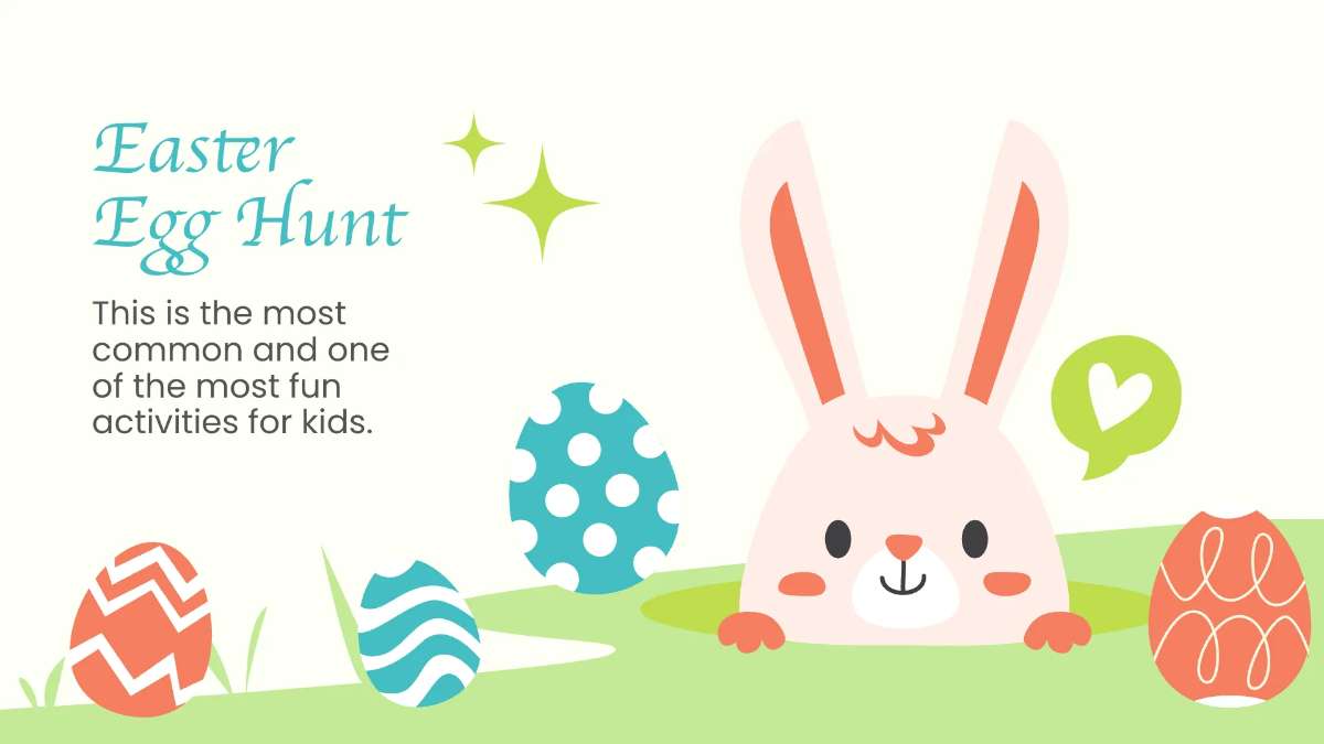 Free Cool Easter Presentation Template to Edit Online