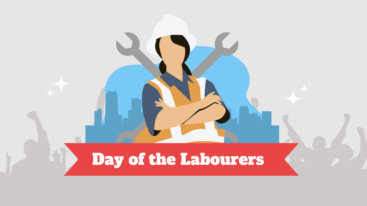 Labour Day Vector Background Template