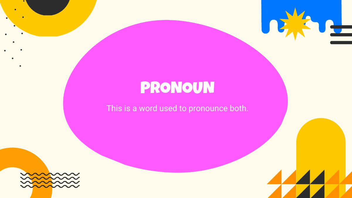 Free Cool English Presentation Template to Edit Online