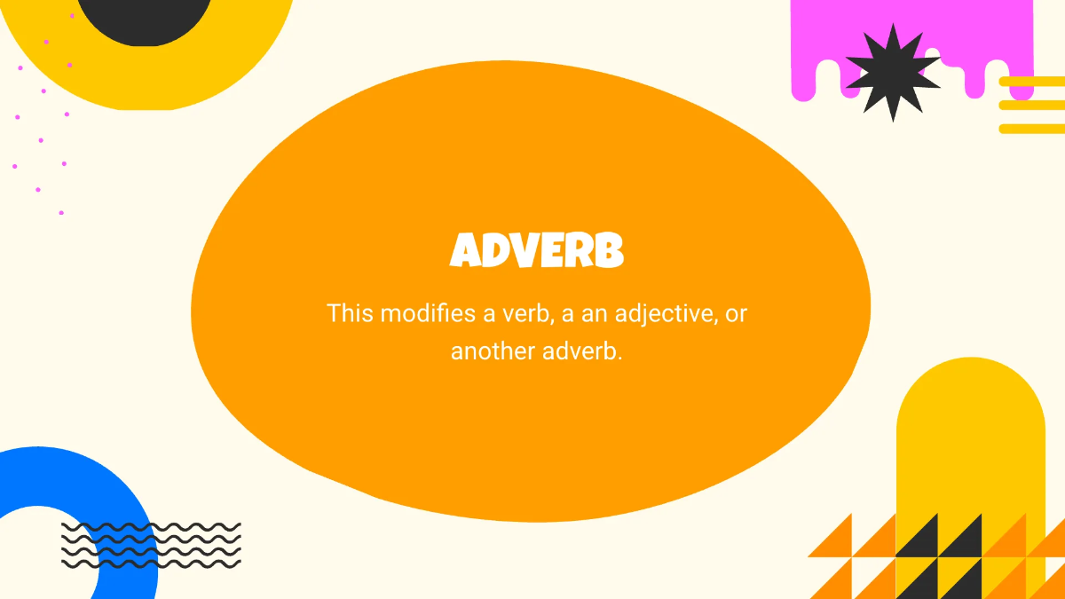 Free Cool English Presentation Template to Edit Online